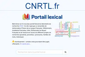 Dictionnaires en ligne - CNRS Image du site cnrtl.fr