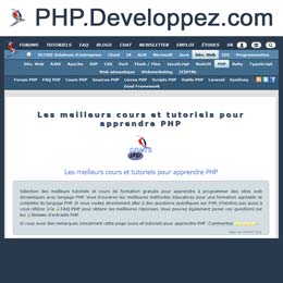 Image du site php.developpez.com/