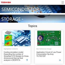 Image du site toshiba.semicon-storage.com