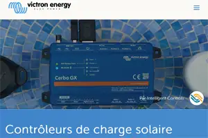 Fabricant contrôleurs pour solaire- Victron Energy Image du site victronenergy.fr
