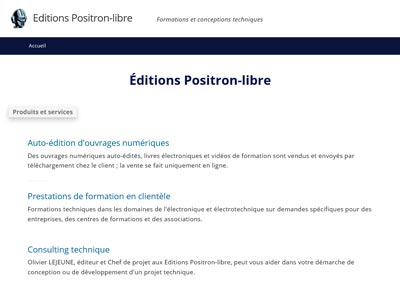 Copie écran positron-libre.fr